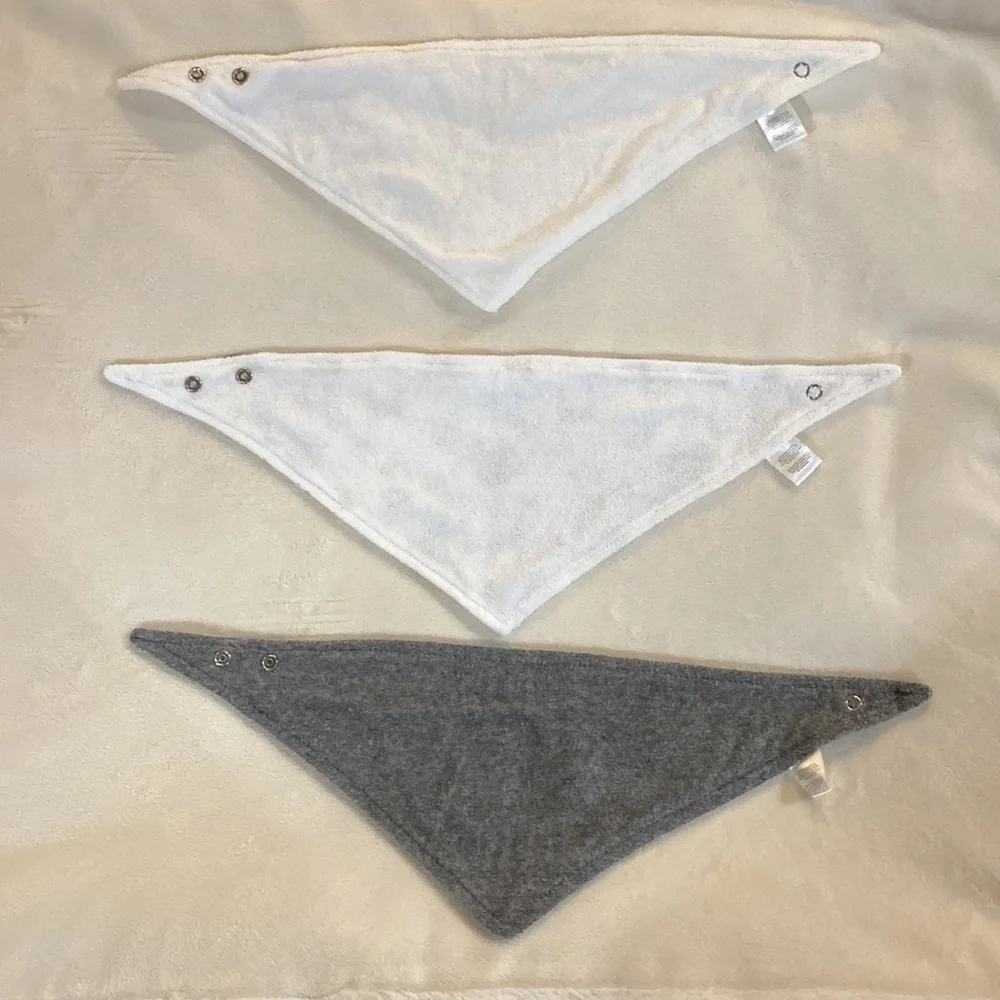 Lot of 3 Modern Baby bibs